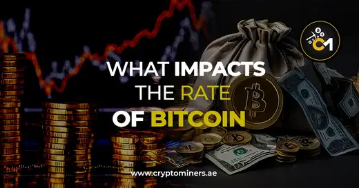 What impacts the rate of bitcoin