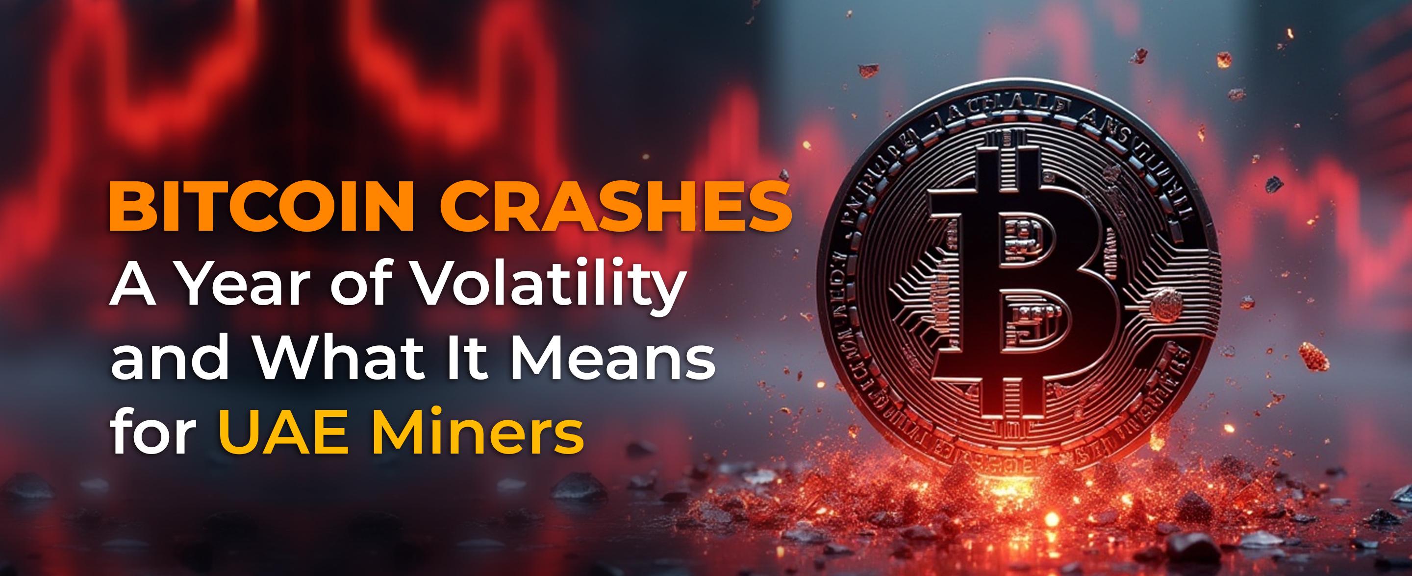 Bitcoin Crashes A Year of Volatility and What It Means for UAE Miners