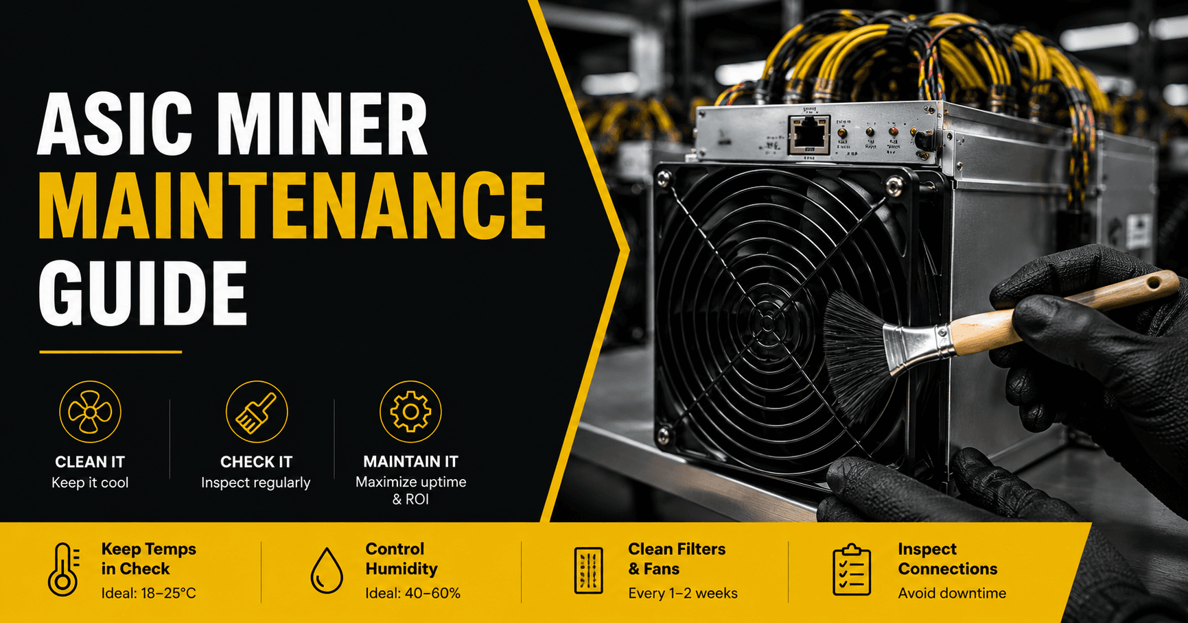 ASIC Miner Maintenance Guide (2026): Cleaning, Cooling & Repair Schedule