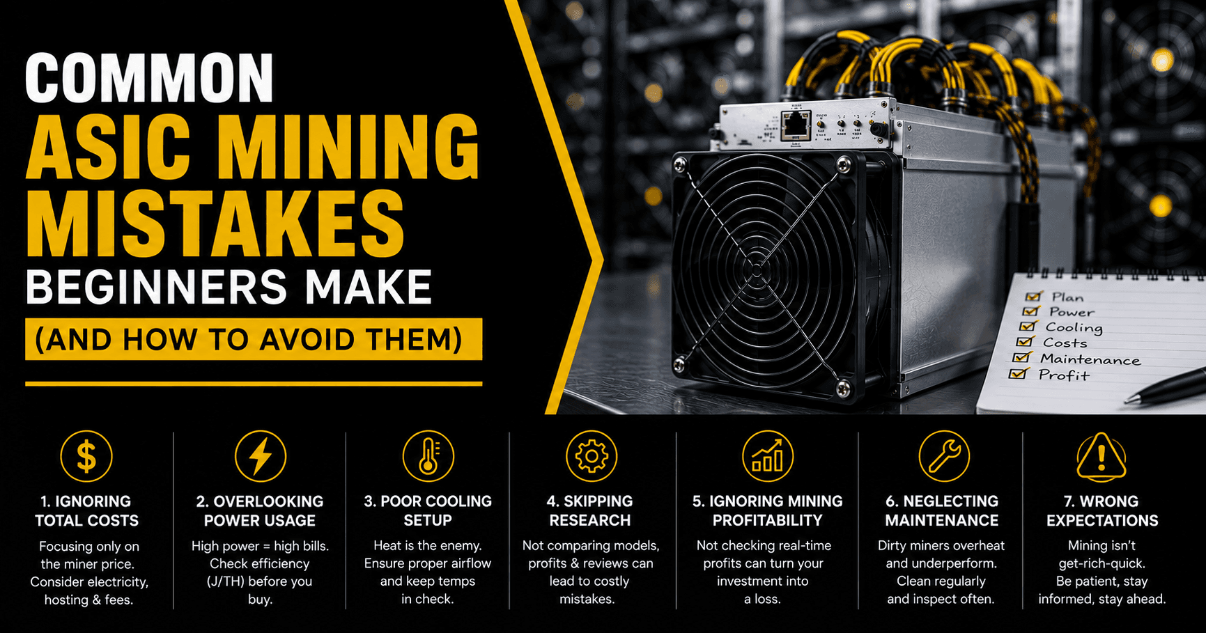 Common ASIC Mining Mistakes Beginners Make (And How to Avoid Them)